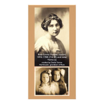 Rose Emma Hodges (Quinn) & sister Verna Photo Card