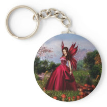Rose Fairy Keychain