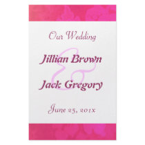 Rose Fantasy Wedding Program