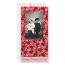ROSE FIELD ,bright vibrant  red  pink