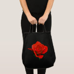 Rose Flower Tote Bag Red Rose Beach Tote Bags