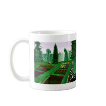 Rose Garden, Portland, Oregon watercolor painting Mug