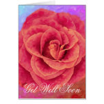 Rose, Get Well Soon Greeting Card