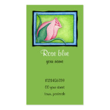 Rose green Business Card