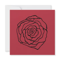 Rose  Invitation