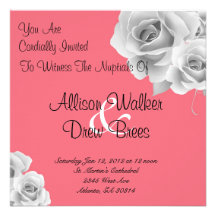 Rose Invitation (Pink)