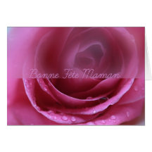 rose jour de mère de rose cartes de vœux