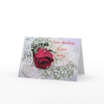Rose & Lace card