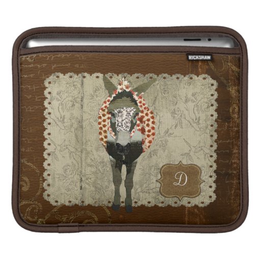 Rose Moses Monogram  iPad Sleeve