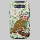 Rose Owl Green Damask Case casemate cases