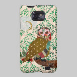 Rose Owl Green Damask Case casemate cases