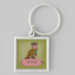Rose Owl Mom's Keychain keychains