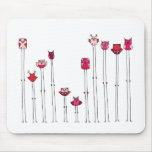 Rose Owls Mouse Pads