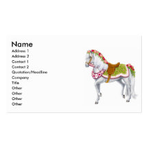 Rose Parade Horse Business Card