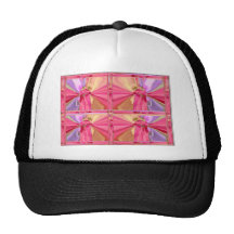 Rose Petal Art :   Butterfly Lamps Trucker Hat