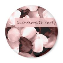 rose petals bachelorette party refrigerator magnet