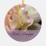 Rose Petals Love Ornament