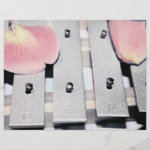 Rose Petals on Metal Bells Faded style Custom Flyer