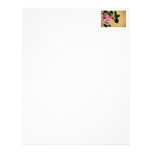 Rose Photo Fractal Letterhead Design