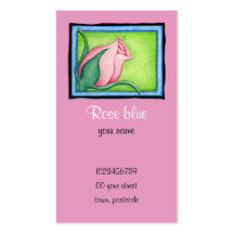 Rose pink Business Card