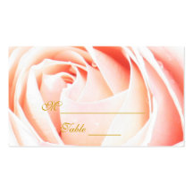 Rose Placecards de rose - personalizable Modèles De Cartes De Visite