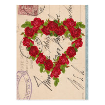 Rose Postcard Collage