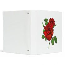 Rose Red Avery Binder