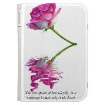 Rose reflection case for kindle
