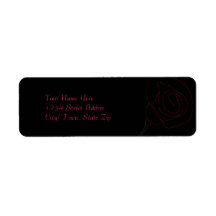Rose Return Address Labels