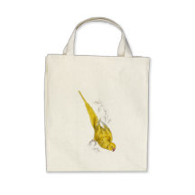 Rose-Ringed Parrakeet  (Yellow variety) by Edward Bags