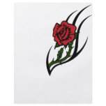 Rose tattoo custom flyer