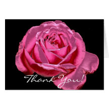 Rose Thank You Card