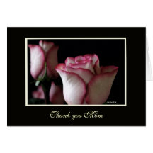 Rose Thank You Mom Cards