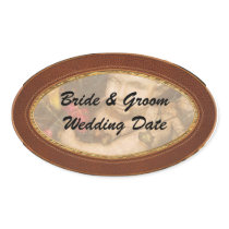 Rose - The Cherub Oval Sticker