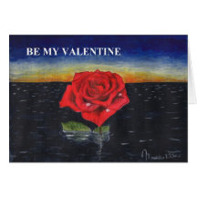 Rose Valentine's day card