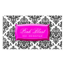 rose voyant de la damassé | du souffle 311-Pink Modèles De Cartes De Visite