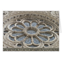 Rose Window Greeting Card