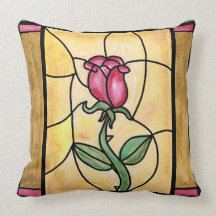 Rose Window Pillow