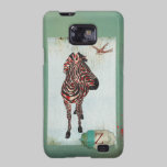 Rose Zebra Monogram Grunge  Case casemate cases