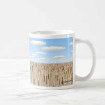 roseaux d'automne tasse à café