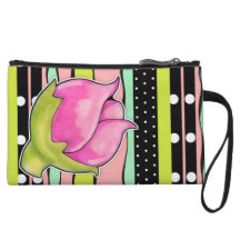 Rosebud Joy colour Mini Clutch Wristlet Clutches