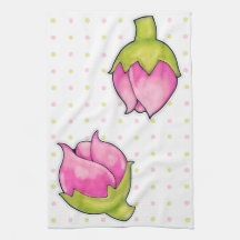 Rosebud Joy dots Kitchen Towel
