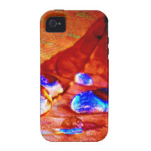 Rosée sur une feuille coque iPhone 4