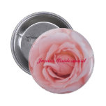 RoseMousepad copy, Junior Bridesmaid Button