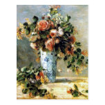 Roses and Jasmine Fine Art Bouquet Postcard