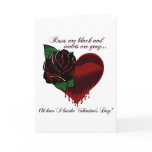 Roses Are Black Poem cards