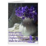 Roses are red... cards