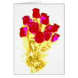 Roses for mom. greeting card