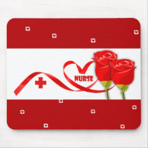 Roses for Nurse .Gift Mousepad