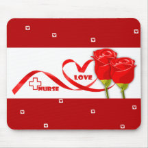 Roses for Nurse .Gift Mousepad